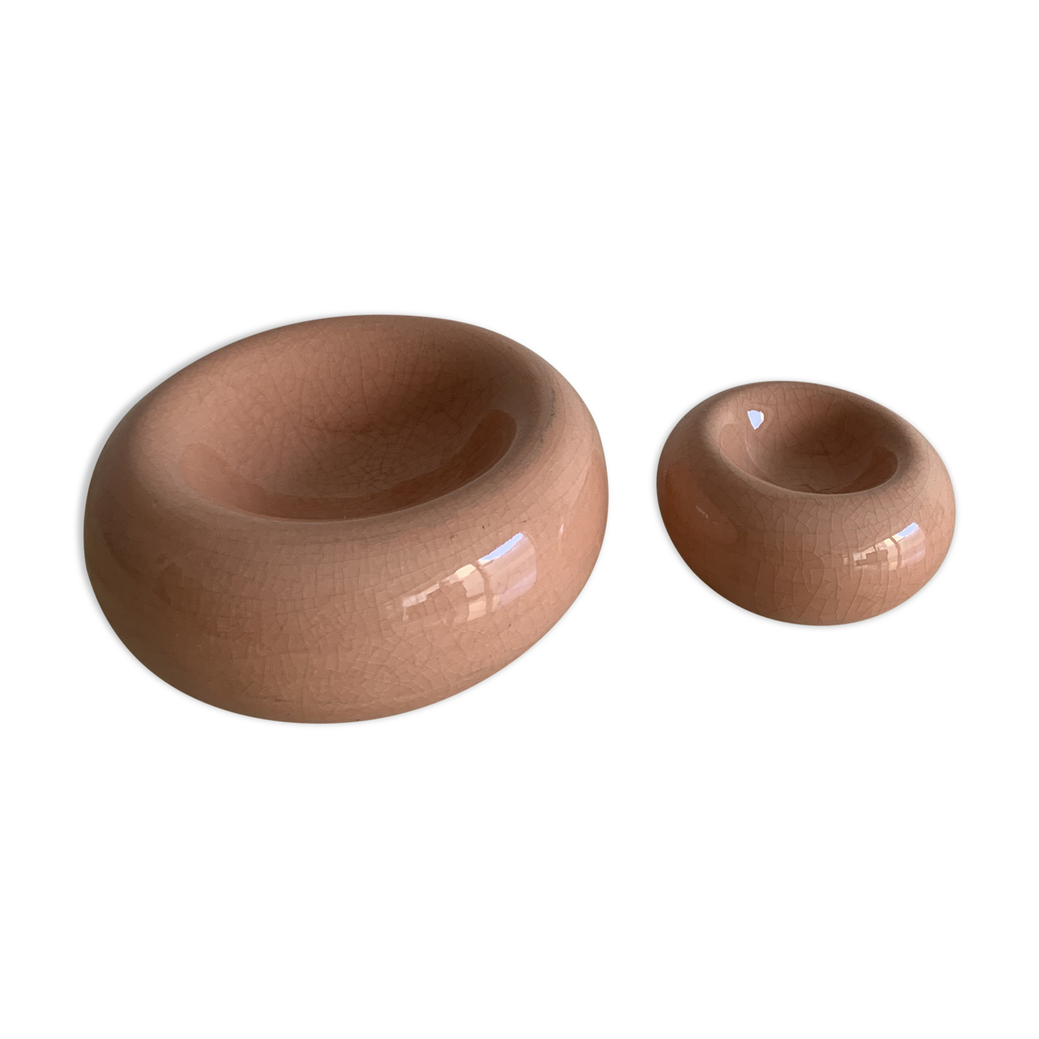 Pair of ceramic cups Francois Chatain