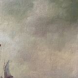 Oil on canvas E. Colin