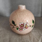 Longwy Enamel ball vase