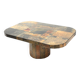 Vintage brutalist coffee table made in the 1970s