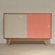 Buffet U452 pink and white by Jiri Jiroutek for Interier Praha