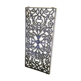 Old french cast iron door fence, 1950s