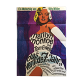 The seven year itch - original german poster - 1966