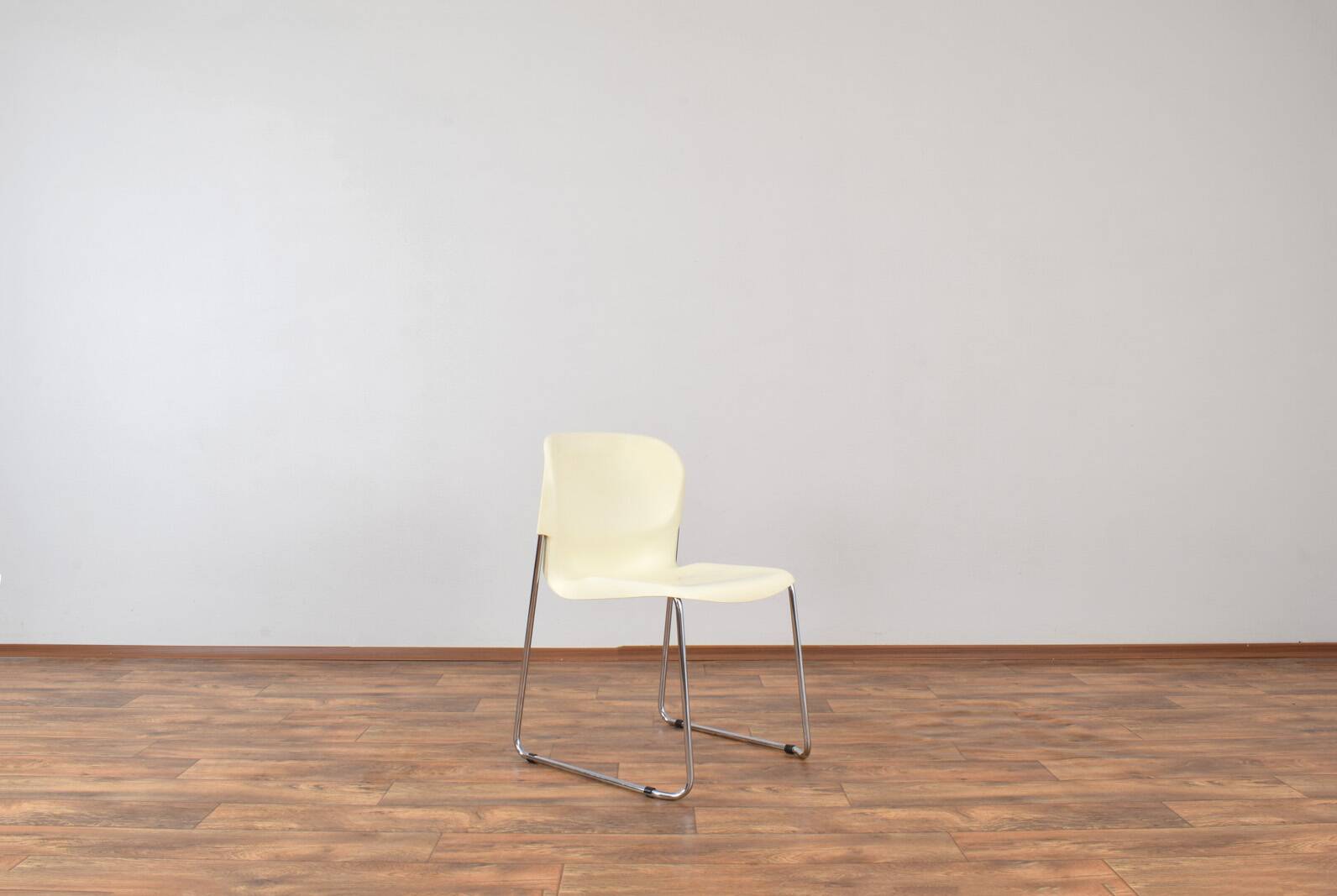 SM400K White Swing Chair by Gerd Lange for Drabert, Set of 4, 1980s
