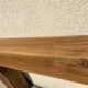 Solid oak beam console