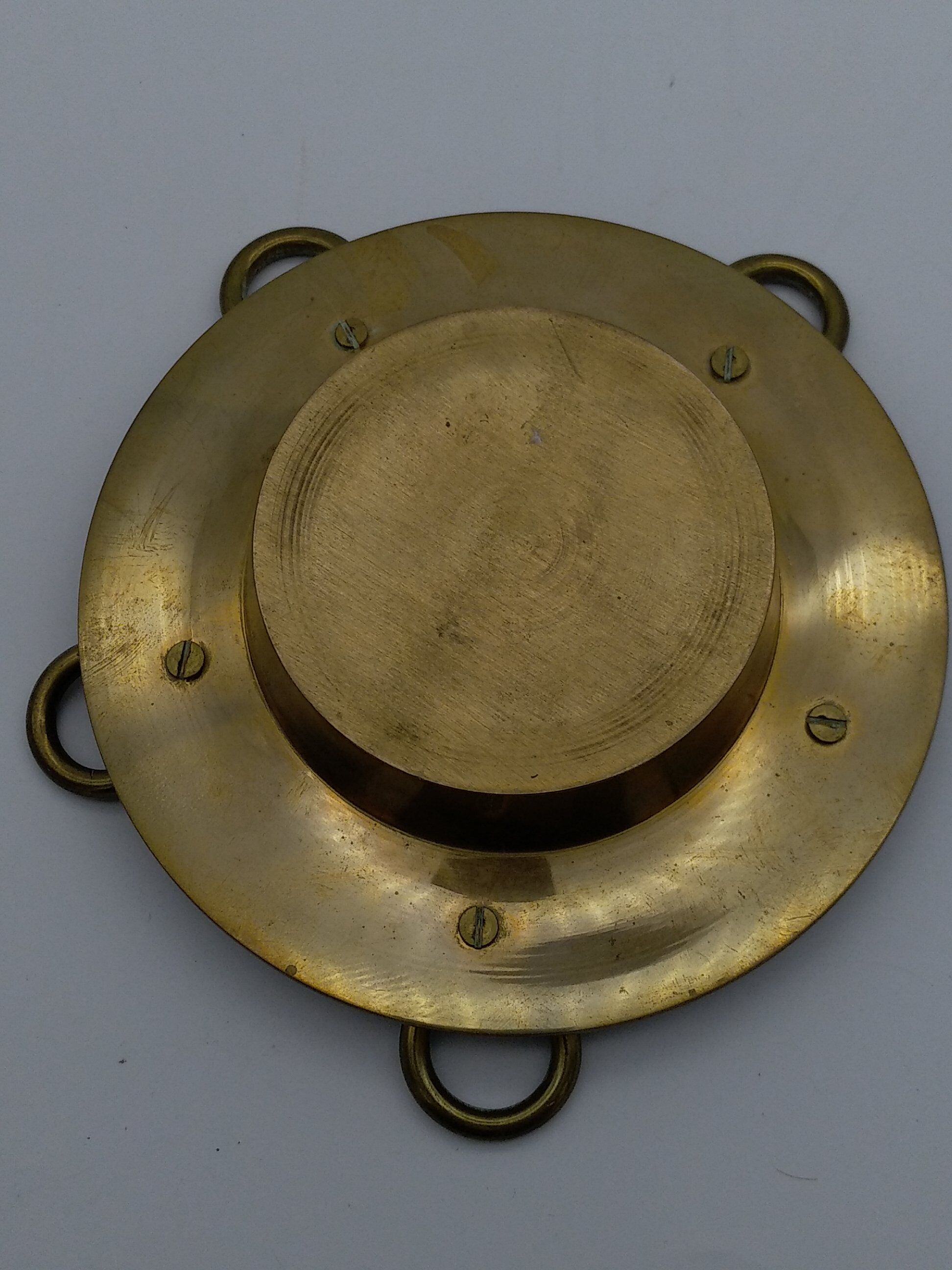 Cendrier en  laiton style marine avec manilles