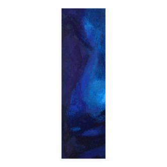 Tableau Bleu Abstrait