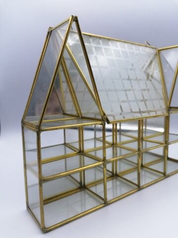 Showcase, brass house
