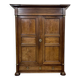 Early 19th century Empire style oak wardrobe