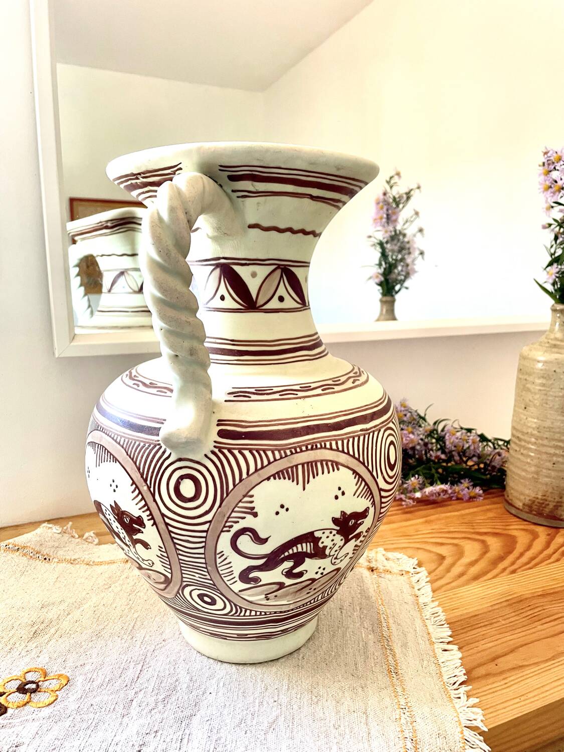 Vase amphore Talavera de la Reina