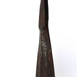 Impressive wrought iron candlestick by Leopold Gest, 1950s.