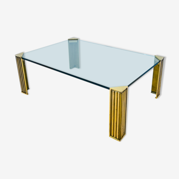 Glass coffee table