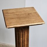 Oak column/stool