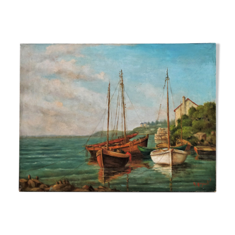 Peinture marine voiliers et barques