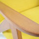 Scandinavian armchair, 60s, fully restored, yellow fabric