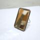 Vintage beveled barber mirror to pose or hang 15cm x 10cm
