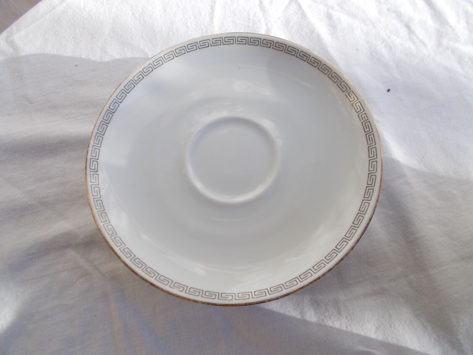 White and silver coffee service or Bavaria Waldsassen.