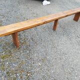 Bench 3m50 wooden threshing firm