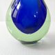 Vase soliflore en verre de Murano Sommerso 1960
