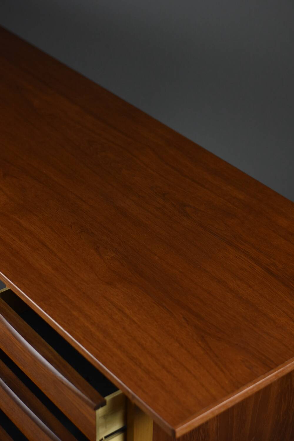 Bureau scandinave en teck et hêtre, années 1960