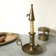 Brass bougeoir