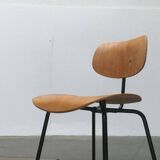 German SE 68 chair from the early Mid-Century by Egon Eiermann for Wilde+Spieth.