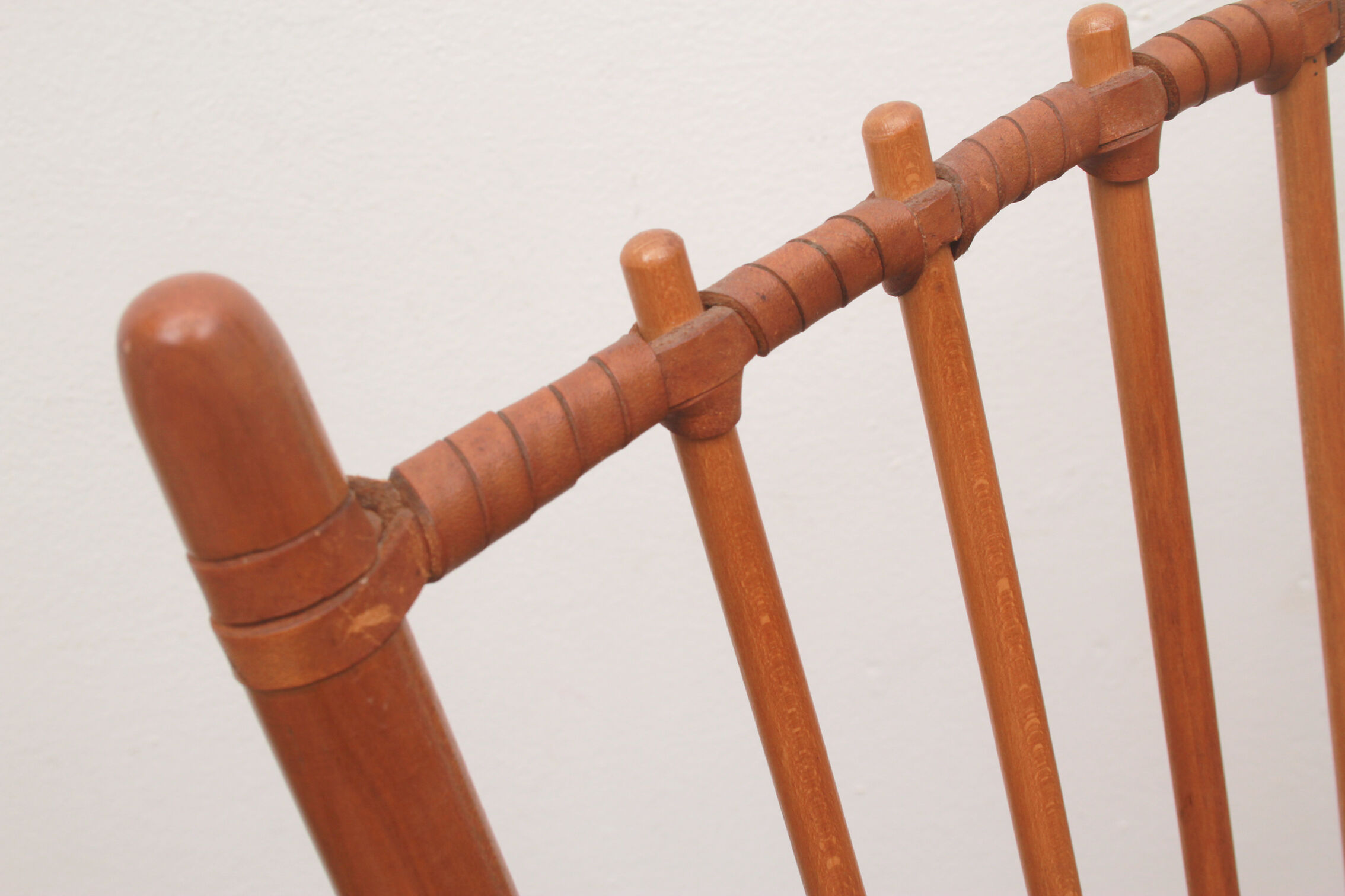 1950s armchair cherrywood, Albert Haberer