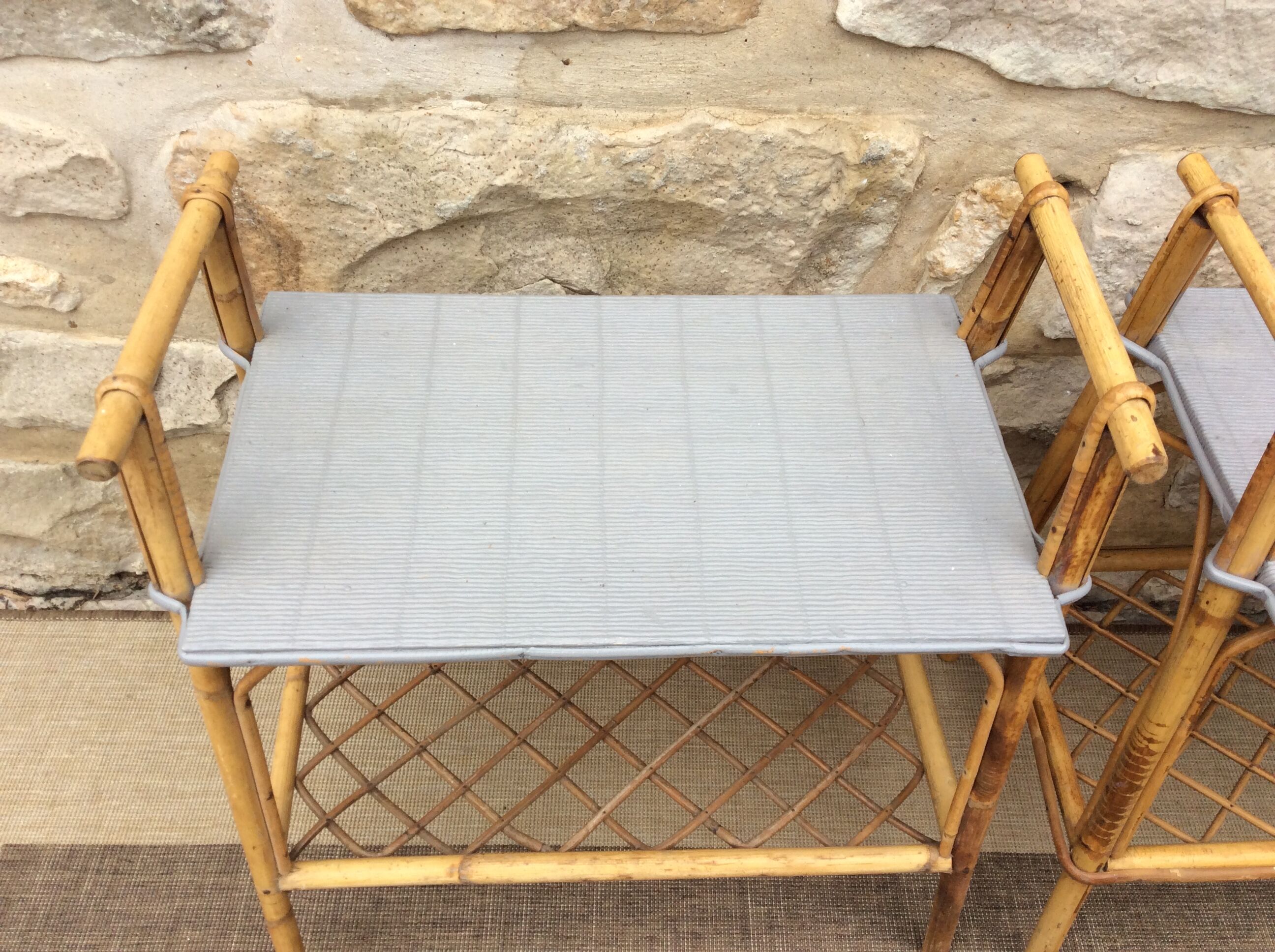 Rattan nightstands payroll