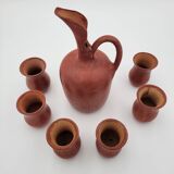 Artisanal terracotta service