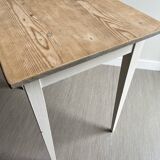 Old patinated wooden table