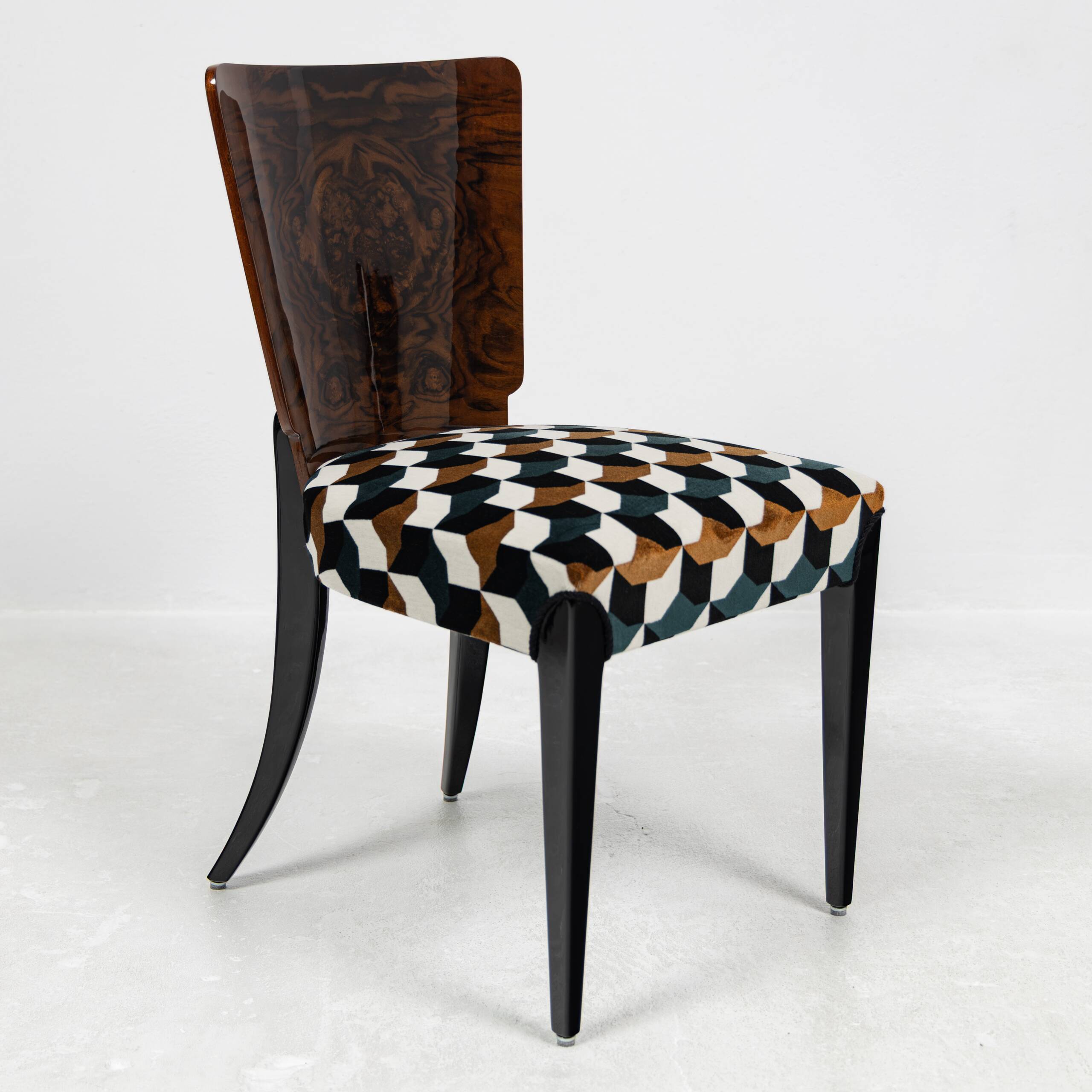 Set of 4 chairs H-214 Jindřich Halabala UP Závody 1950-1959