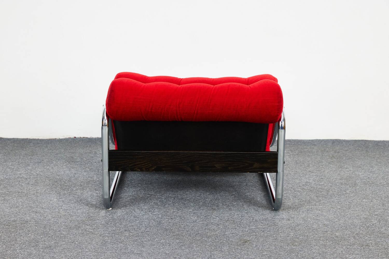 Fauteuil lounge vintage rouge Impala par Gillis Lundgren pour IKEA, Suède, 1970