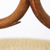 Pair Thonet Cafe-Chairs approx. 1880s - Bentwood, Cane seat weaving