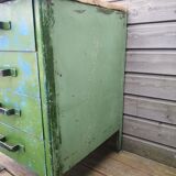 Drawer cabinet, sheet metal service for mechanical workshop, industrial