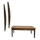 Table de ferme en pin, années 50
