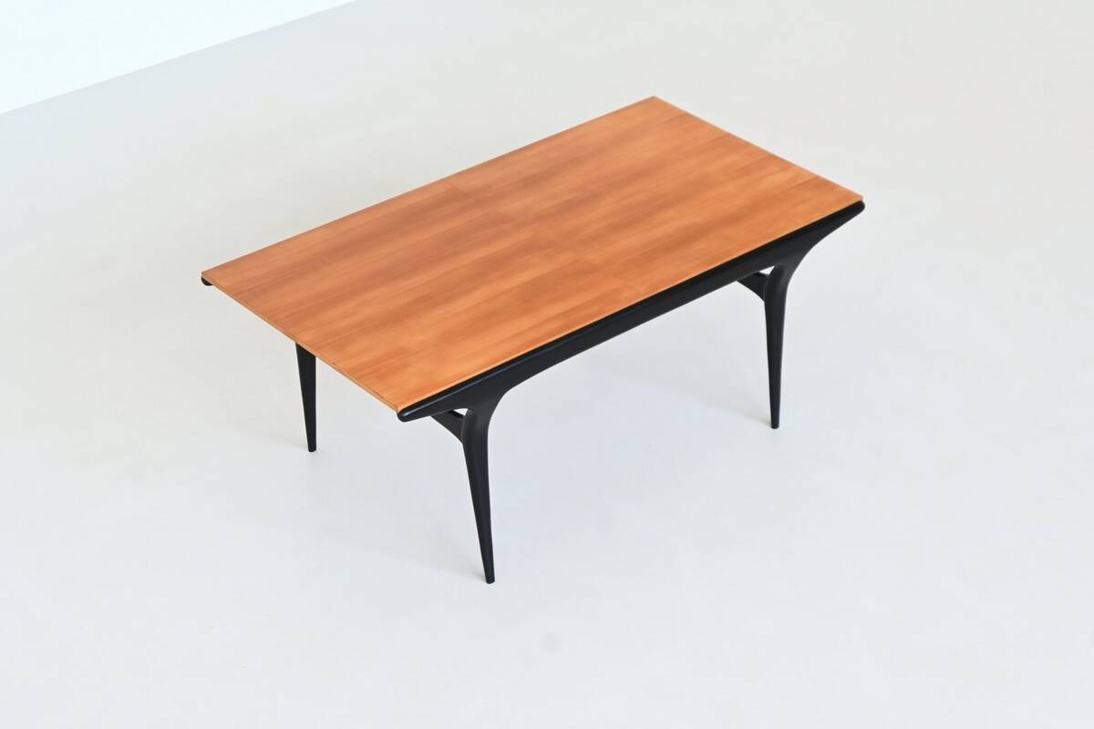 Alfred Hendrickx T4 dining table in beech Belform Belgium 1958