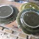 3 antique barbotine plates featuring Joan of Arc "En Avant"