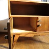 Buffet oak feet compas vintage 60s