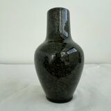 Vase, faïence émaillée de Sèvres, glaçure, vert moucheté, tacheté, Milet, XIXème siècle, élégant, dé