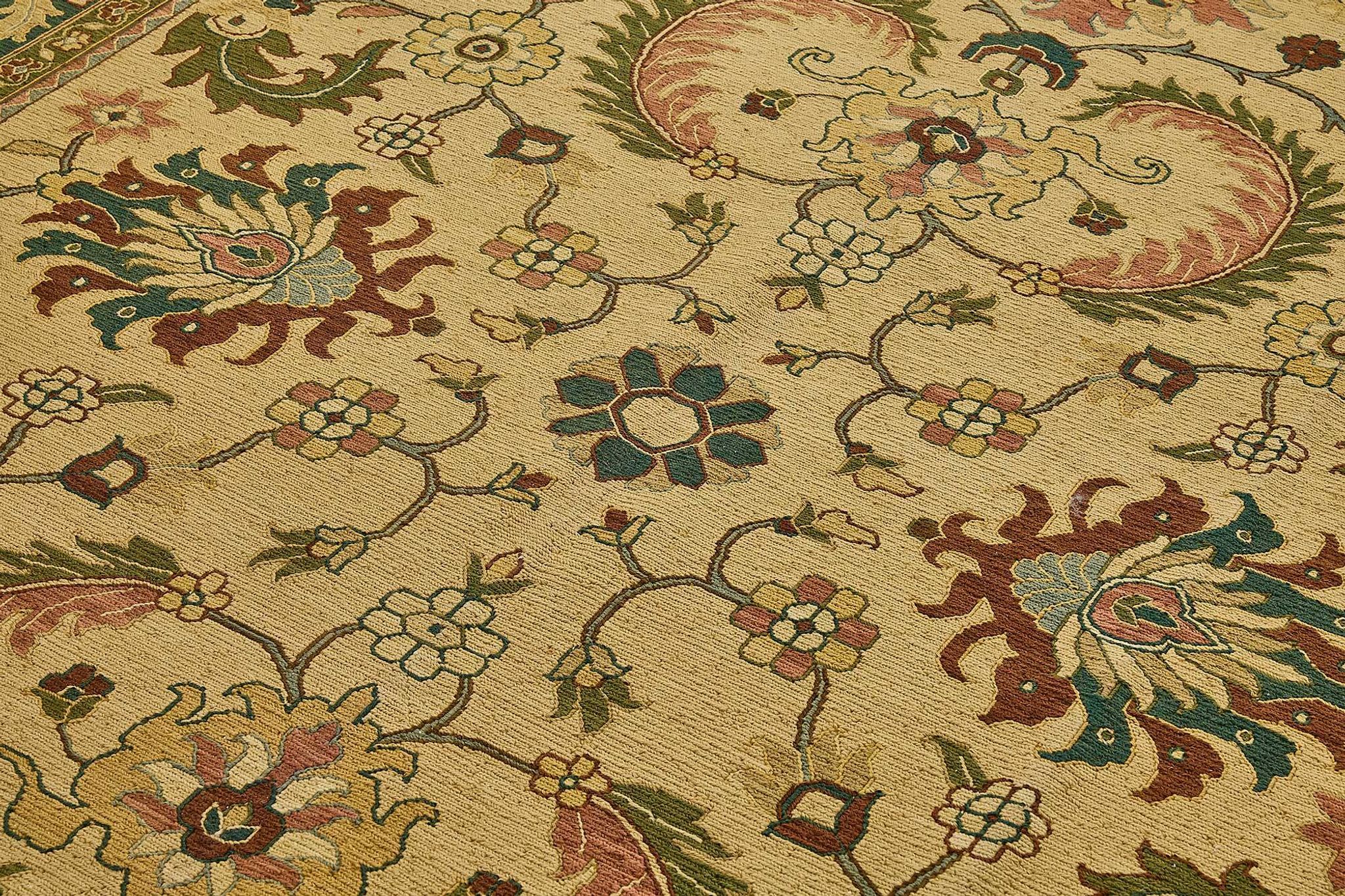 Turkish Handknotted Wool Oushak Rug 268 cm x 350 cm