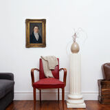 Portrait man 1930 in gold frame