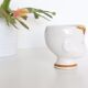 Pot de fleurs vintage visage céramique