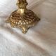 Pair of bronze candlesticks, early 20th