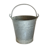 Old bucket in vintage zinc pot cache