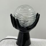 Vintage ceramic hand lamp