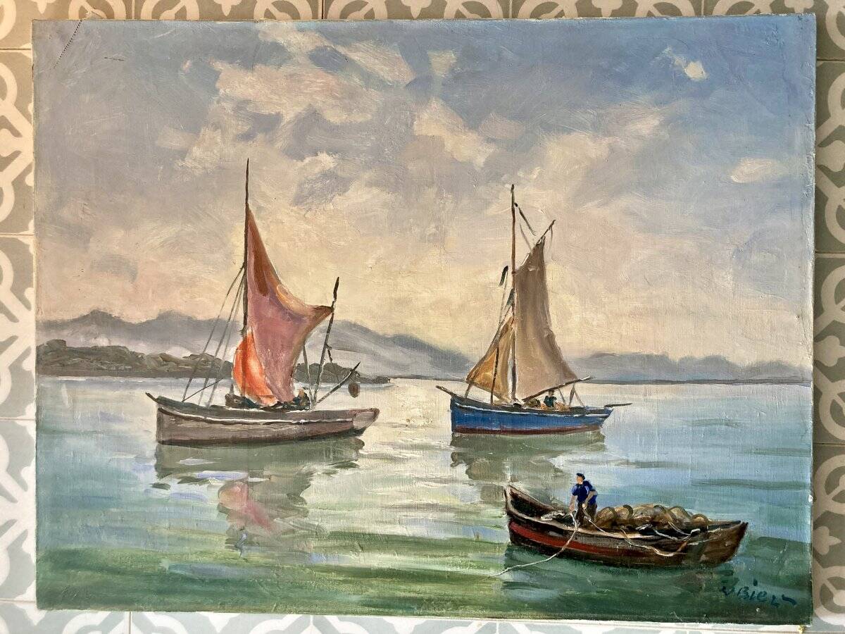 Tableau - Marine: fishing return - signature to identify