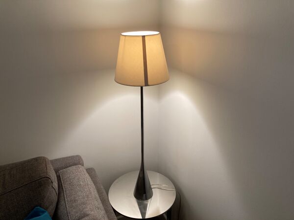 Lampe à poser abat-jour blanc cinna par Pascal Mourgue