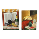 2 still lifes "Old-fashioned kitchen"