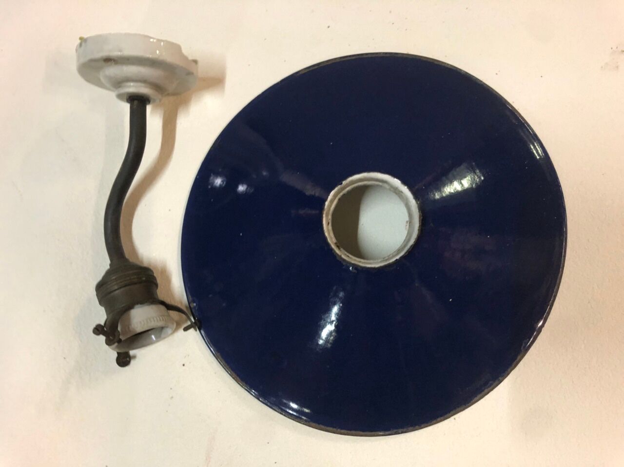 Blue enamelled sheet 1900