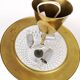 Brass and Crystal Ceiling Lamp from the 1960s by Tyringe for Orrefors, Sweden